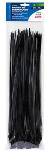 Fascette fermacavo 100 nero - fascette,