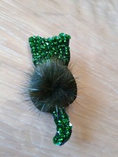 Spilla Gatto con pelliccia