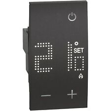 BTICINO KG4691 Termostato Con Display Retroilluminato - Nero - Now
