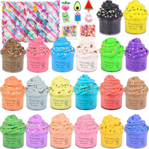 Fluffy butter slime kit - slime, kit-20