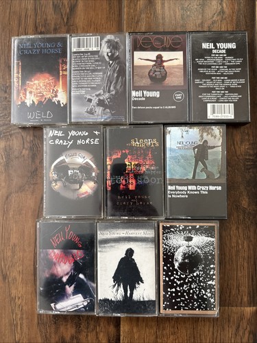 Neil young cassette tape lot - tape,