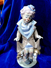 Figurina Lladro "Sorpresa" 5901 - Clown con cuccioli - 25 cm - Mint - anni 90
