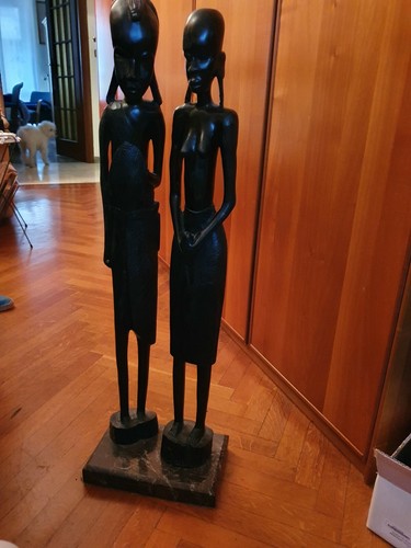 Statua legno - in,