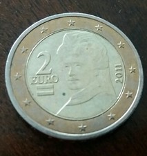 2 Euro Austria 2011 Difetto Di