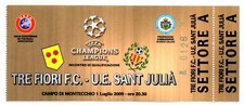 Biglietto EC Tre Fiori FC - UE