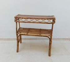 ♥ CONSOLLE MOBILE DA INGRESSO IN BAMBù VINTAGE MIDCENTURY DESIGN ALBINI BONACINA