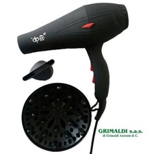 KS2700 DPM ASCIUGACAPELLI PROFESSIONALE CON DIFFUSORE PHON 2000W 2 VELOCITÁ NERO