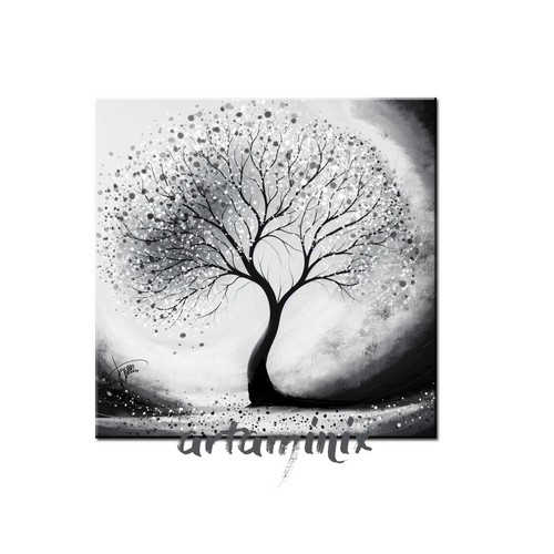 Quadri moderni astratto - quadri, albero