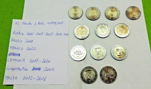 Lotto monete euro - 12,
