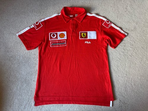 Polo vintage fila scuderia - polo,