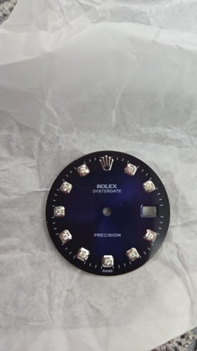 Dial blu rolex precision - dial,