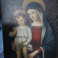 Antico Dipinto Su Tela