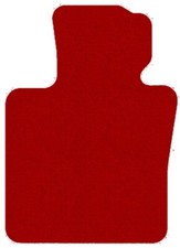 Conducente per BMW Mini Cabrio III F57 2016-..., Rosso Tappeti Tappetino