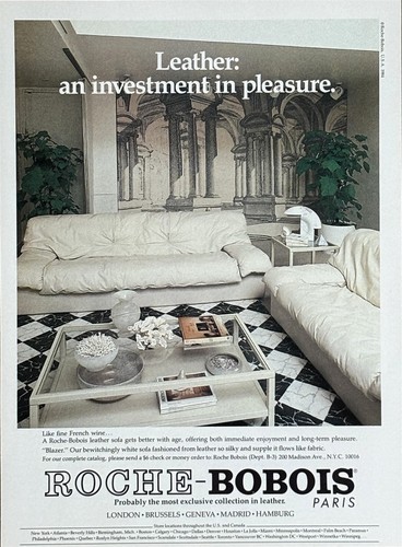 1984 roche bobois - roche-bobois, sofa