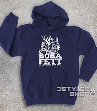 Felpa bambino BOBA FETT waiting for you Stars Wars Han Solo Millenium Falcon
