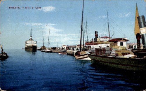 Cartolina trieste - cartolina,