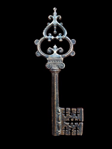 Chiave antica forziere - antica, da