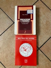 2 Libri Filosofia: Moravia "Educazione e Pensiero" + "Noi tra gli altri- Stock