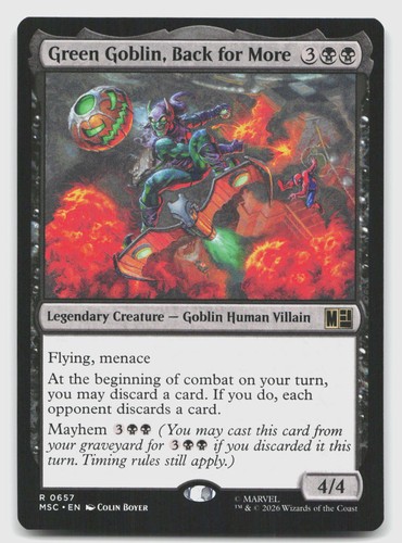 Green goblin back for - green,