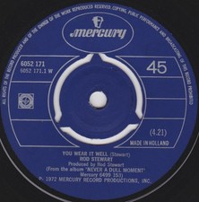 Rod Stewart - You Wear It Well - (6052 171)- (7", Single)
