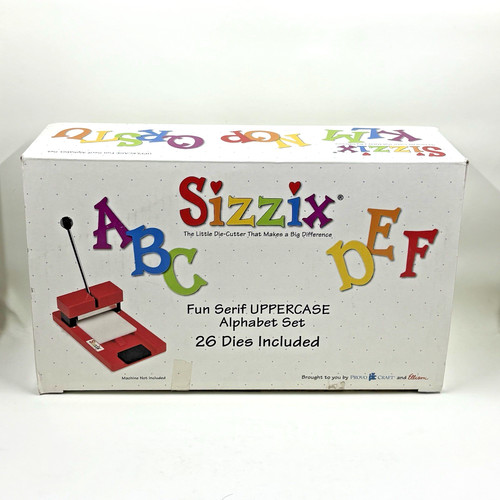 Collezione fustelle alfabeto