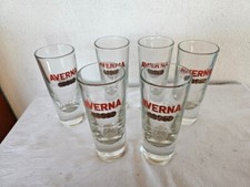 LOTTO 6 BICCHIERI VETRO AMARO AVERNA VINTAGE COLLEZIONE BAR