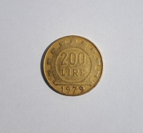 Moneta 200 lire italia 1979 - moneta,