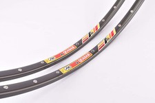 NOS Set Cerchi Tubolari Anodizzati Rigidi Quasar Abete in 28"/622mm (700C) con 36 Fori