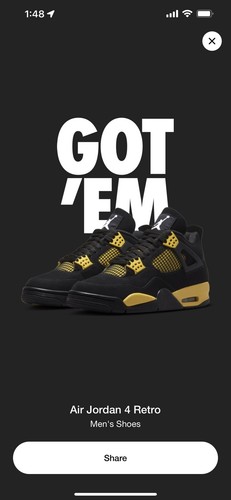 Jordan thunder retro - 4,