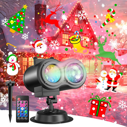 Proiettore natale esterno - esterno, e