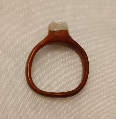 Anello vintage con - , denti