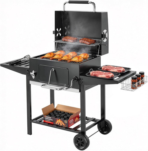 Barbecue carbonella con - barbecue,
