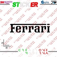 ADESIVO STICKER FERRARI MISURE