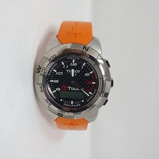 orologio uomo TISSOT T-Touch II Watch Orologio Uomo Cassa In Titanio Arancio Pie