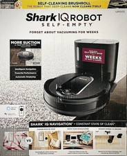 Shark IQ Robot Aspirapolvere Autovuoto - Potente Pulizia a Mani Libere (Modello UR1005)