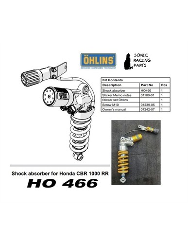 466 mono ammortizzatore - ho,