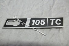 SCRITTA SIGLA TARGHETTA LATERALE DESTRA ALLUMINIO FIAT RITMO 105 TC ABARTH