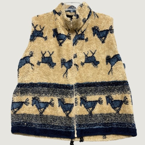 Gilet donna vintage marrone