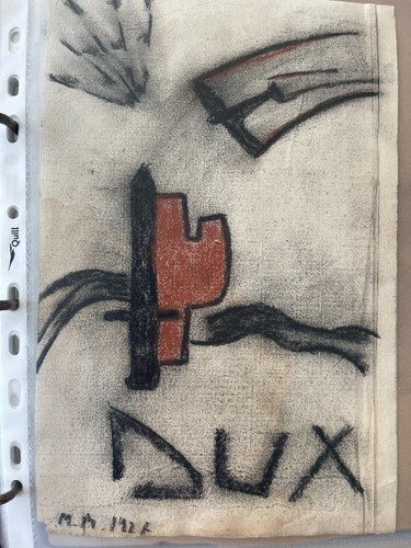 Futurismo disegno 1927 dux - -1927, -dux