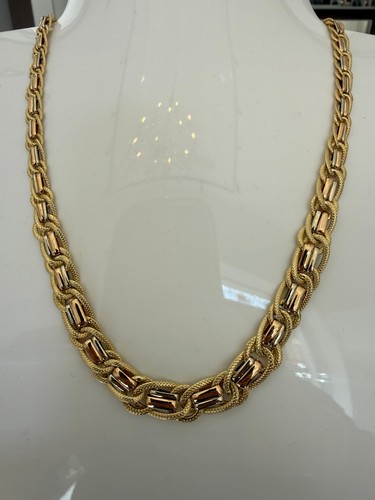 Collana oro giallo bianco - collana,
