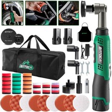 BATOCA Set Lucidatrice a Batteria 12V 2.0Ah • Mini Levigatrice Eccentrica Lucidante Set Accessori a