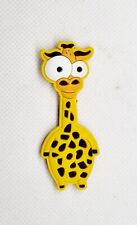 MAGNETE CALAMITA FRIGO GOMMATA GIRAFFA ANIMALI 