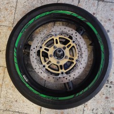 CERCHIO RUOTA ANTERIORE + DISCHI FRENI + PERNO )-SUZUKI SV 650 ANNO 1999 AL 2002