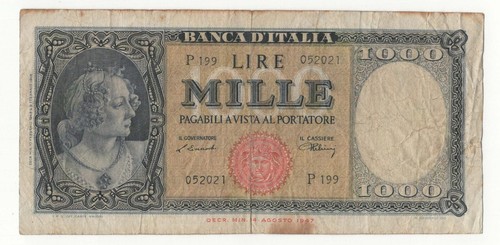 1000 lire italia ornata - 1000,