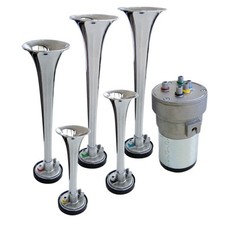 KIT TROMBE MUSICALI PNEUMATICHE CROMATE GENERALE LEE HAZZARD TUNING HAZZARD