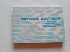 Honda XLV 750 R 1984-85 manuale uso libretto istruzioni ITALIANO originale