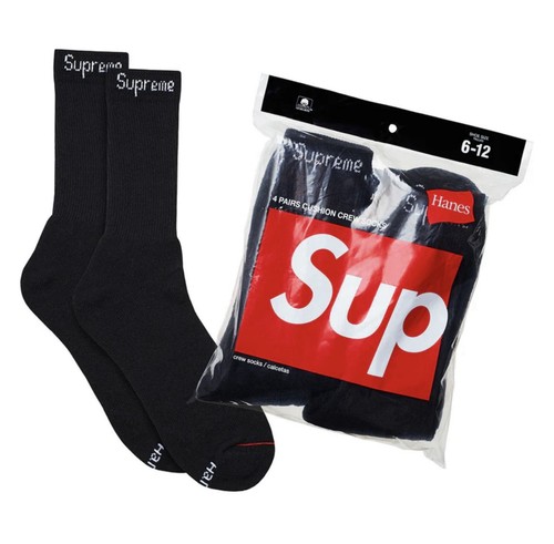 Supreme hanes calze crew - calze,
