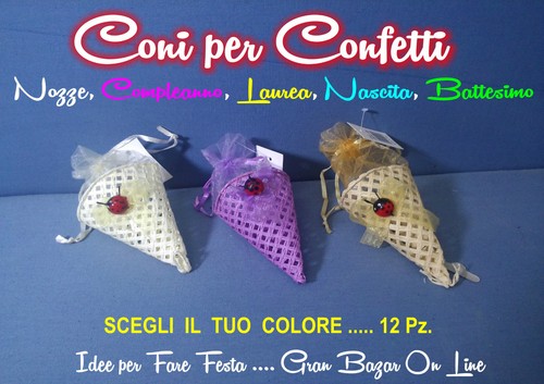 Cono per confetti pz - confetti,
