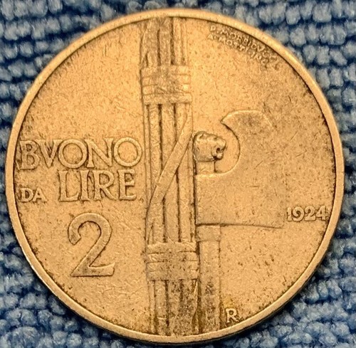 Italy lire 1924 - -,