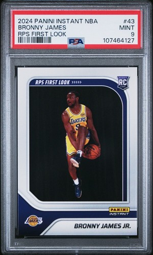 Bronny james rookie card - james,